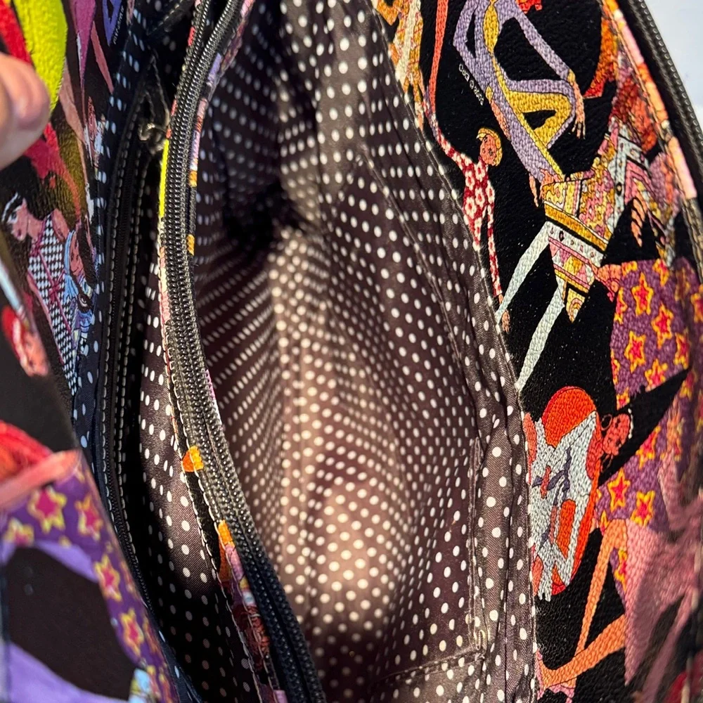 Sydney Love Black and Multicolor Graphic Tote